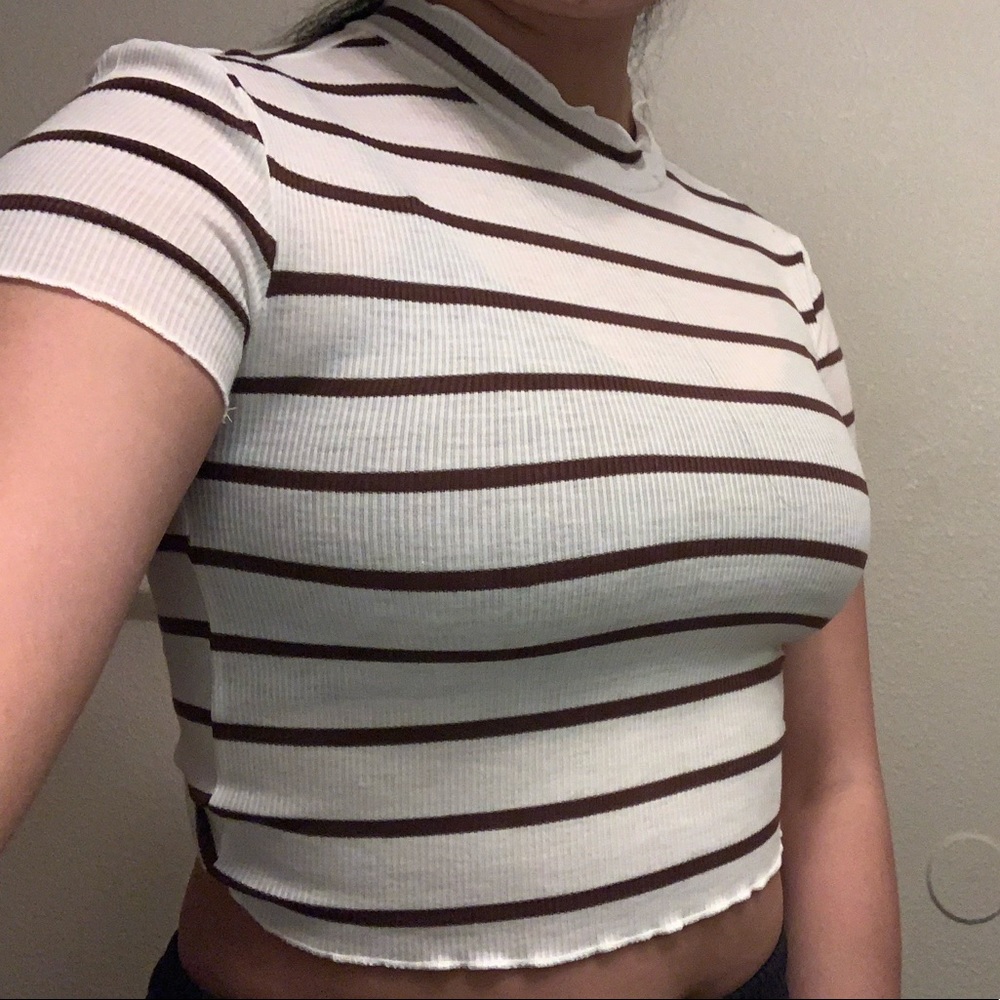 Forever 21 Stripped Crop Top
